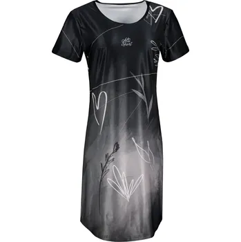Dámské tričko Dámské prodloužené triko premium ALTISPORT VOJ/ALW083SAT02 ČERNOBÍLÁ XS
