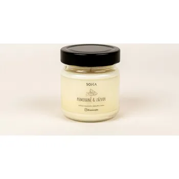 Svíčka Vonná sójová pomeranč , zázvor Sojka 1 ks