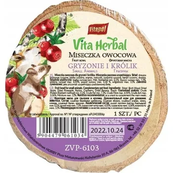 Krmivo pro hlodavce Vitapol zeleninové pamlsky 0,01 kg křeček, osmák degu, králíky, morčata