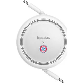 Datový kabel Nabíjecí kabel Baseus z USB-C na USB-C 100 W (bílý) Bayern Edition