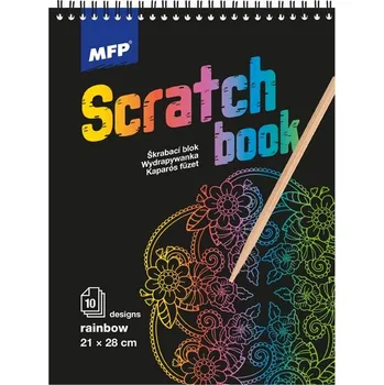 Obraz Škrabací obrázek blok 21x28cm 10l mix/duha 1032113