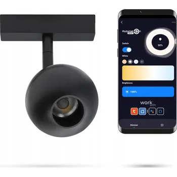 Lištový reflektor Automat-on 1 x 10 W, 15 cm