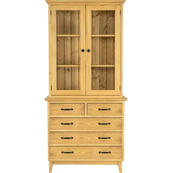 Vitrína KW722 povrchová úprava - včelí vosk Přírodní včelí vosk