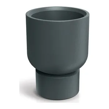 Květináč Květináč MOLTA BASE ROUND MIDL 40 cm - barva: grafit