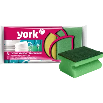 York Profil Kuchyňská houba na nádobí barevná 3 ks