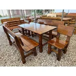 Zahradní set MO 101 - Brunat premium povrchová úprava brunat 150 cm