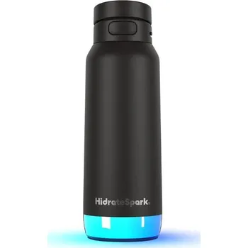 Termoska HidrateSpark PRO 2 chytrá lahev s brčkem, 950 ml, černá