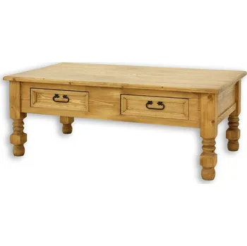 Obývací pokoj Konferenční stolek ST707 povrchová úprava - včelí vosk Přírodní včelí vosk šířka stolu 135 hloubka stolu 75