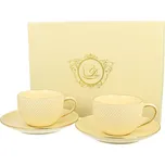 Sada 2 ks porcelánových hrnků Ecru Ice Cream 220 ml ecru