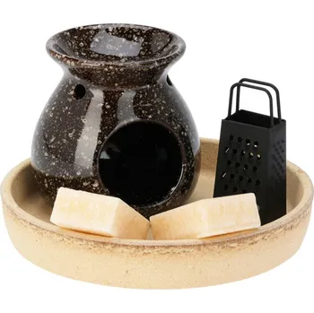 Aroma lampa Aroma lampa na vonný vosk LILY hnědá