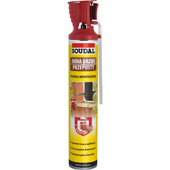 Montážní pěna SOUDAL Montážní polyuretanová pěna Genius Gun 300ml
