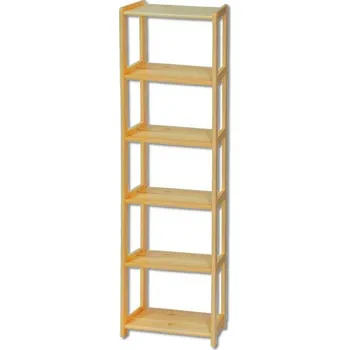 Obývací stěna Regál RG121 povrchová úprava Moření Olše šířka regálu 60