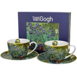 Sada 2 ks porcelánových šálků Van Gogh Irises 250 ml vícebarevná