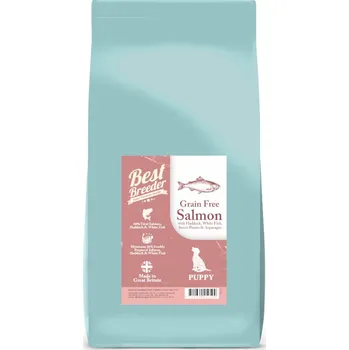 Krmivo pro psa Best Breeder Grain Free Puppy Salmon with Haddock & Blue Whiting, Sweet Potato and Asparagus balení 12 kg