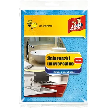 Utěrka Jan Niezbedny Univerzální bavlněná utěrka 5 ks modrá