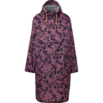 Pláštěnka 724651 - Tchibo - Pončo do deště »packable« - pro ženy - vel. S/M - barva: černá/s potiskem