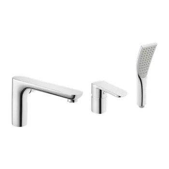 Aplomo Siri 3-otvorový vanový komplet, chrom, BW-90-S01