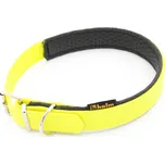 Heim Biothane® obojek s měkkou podšívkou, neonově žlutý - velikost 60: obvod krku 44 - 54 cm, šířka 25 mm