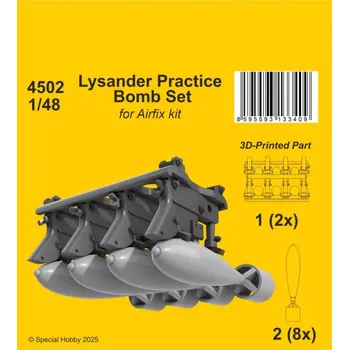 Plastikový model CMK 1/48 Lysander Practice Bomb Set (AIRFIX)