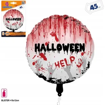 Balónek Krvavý Halloweenský Balónek 45 cm (18 palců)