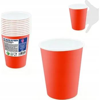 Červený papírový kelímek