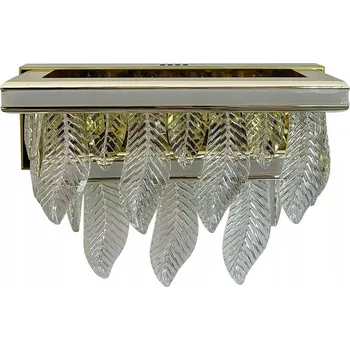 Nástěnné svítidlo Zlaté nástěnné svítidlo Organic s křišťálovými lístky LED 22793