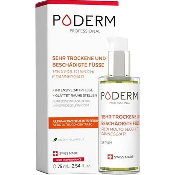 PODERM - VELMI SUCHÉ A POŠKOZENÉ NOHY - Obnovuje a intenzivně pečuje po dobu 24 hodin - Viditelně