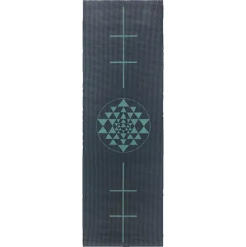 podložka na cvičení Podložka na jógu Bodhi Leela 4,5 mm - yantra granátová