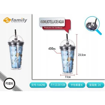 Hrnek s dvojitou stěnou a posuvným víčkem, 450 ml 1 Ks