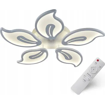 STROPNÍ SVÍTIDLO STROPNÍ SVÍTIDLO LED 60CM LUSTR BÍLÝ LOTOSOVÝ KVĚT S DÁLKOVÝM OVLADAČEM LOTOS