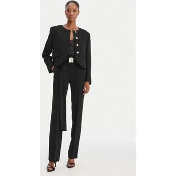 Pánské kalhoty Marella Chino kalhoty Elica 2613131063 Černá Slim Fit 38