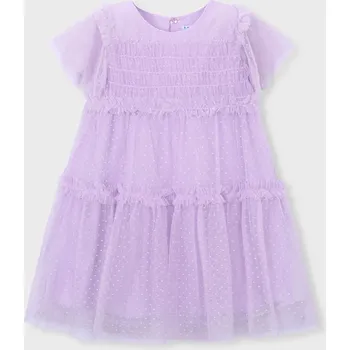 Dívčí šaty Dívčí šaty Mayoral 3917.6B.Mini.PPY2 fialová 40X, vel. 128
