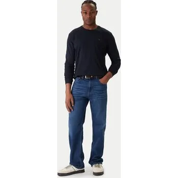 Pánské oblečení Tommy Jeans Souprava triček s dlouhým rukávem DM0DM22148 Tmavomodrá Slim Fit XL