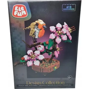 ostatní stavebnice STAVEBNICE ELE FUN Broskvoňový strom s ptáčky 613 DÍLŮ
