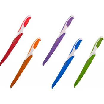 Kuchyňský nůž Banquet Nepřilnavý nůž na pečivo SYMBIO 33,5 cm mix