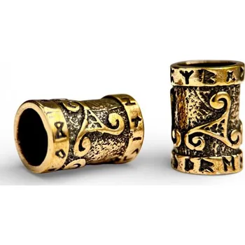 Přívěsek Megalith TRISKELION - runový korálek do vousů