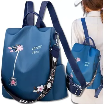 Městský batoh Městský batoh Lovely DB118M (Dámský módní městský batoh v modrém provedení - stylový a praktický)