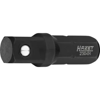 Hazet 2304N Adaptér 1/4 palce šestihran -> čtyřhran | Délka 25 mm, masivní, kuličková pojistka