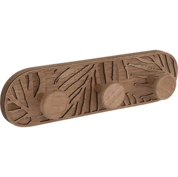 Věšák Atmosphera Nástěnný věšák ALI s háčky, dřevěný, 38 x 10 cm