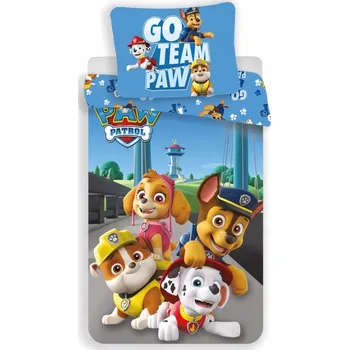 Povlečení DĚTSKÉ POVLEČENÍ Tlapková patrola 160X200 PAW PATROLA - 100% BAVLNA