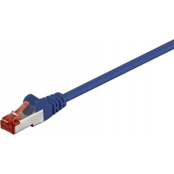 Síťový kabel Patchcord Goobay S/FTP 6 RJ45 / RJ45 1 m modrý