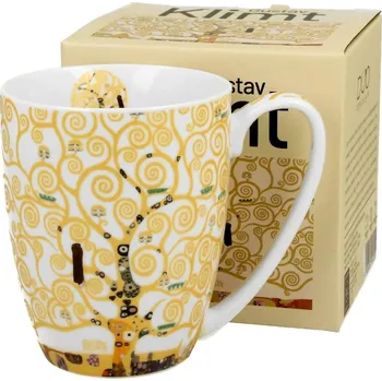 Porcelánový hrnek Klimt Ecru Tree Of Life 350 ml vícebarevný