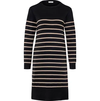 Dámské šaty 693279 - Tchibo - Šaty z jemného úpletu s proužky - pro ženy - vel. M 40/42 - barva: černá/s proužky