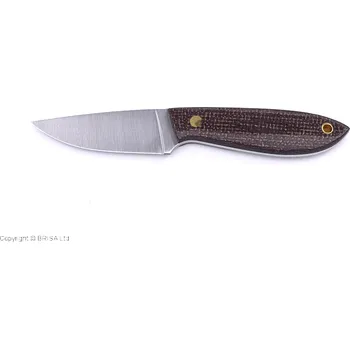 lovecký nůž Brisa Bobtail 80-Bison micarta 12C27 Plochá pochva Multicarry 80 BRS-036-9964-1547
