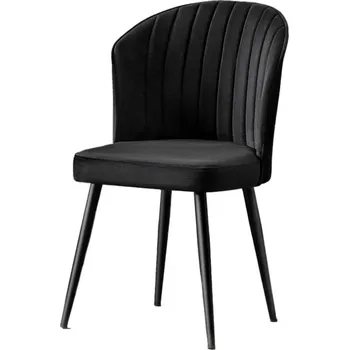 Jídelní židle Sada 2 ks jídelních židlí Rubi černá