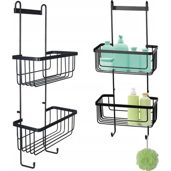 police Závěsná police Brunbeste 2598 12x25x60 cm černá