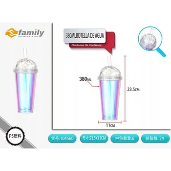Hrnek s práškem, ledové víčko 380ml 1 Ks