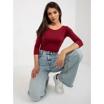 Dámská halenka Dámská halenka Mona BASIC FEEL GOOD bordó