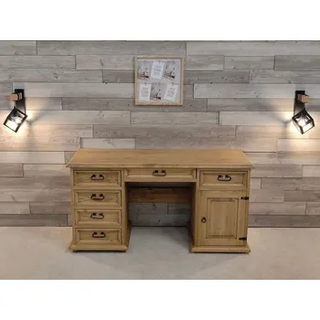 Psací stůl BR702 povrchová úprava - včelí vosk Přírodní včelí vosk