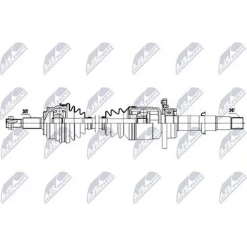 Hnací hřídel - poloosa NTY NPW-TY-228